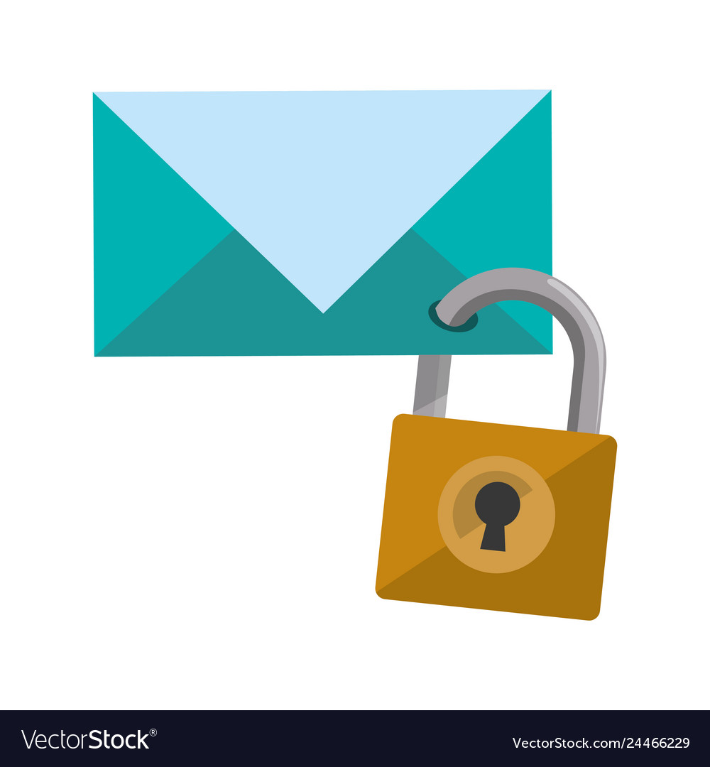 Secure Envelope with Padlock