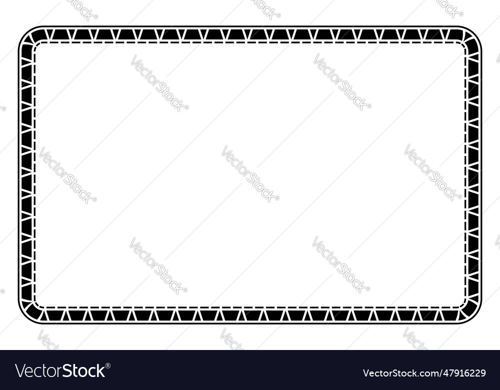 Simple basic shape frame for certificate placard