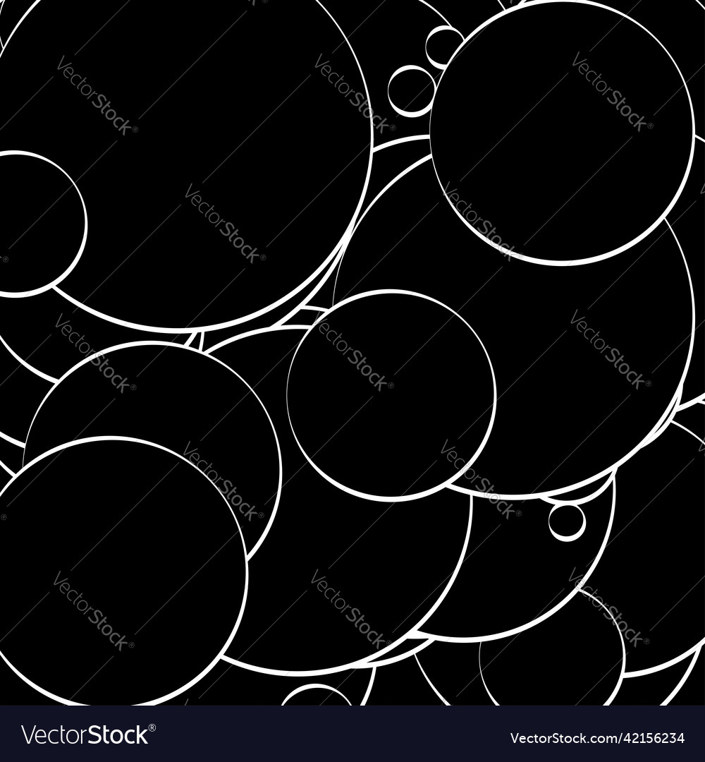Abstract overlapping circles pattern
