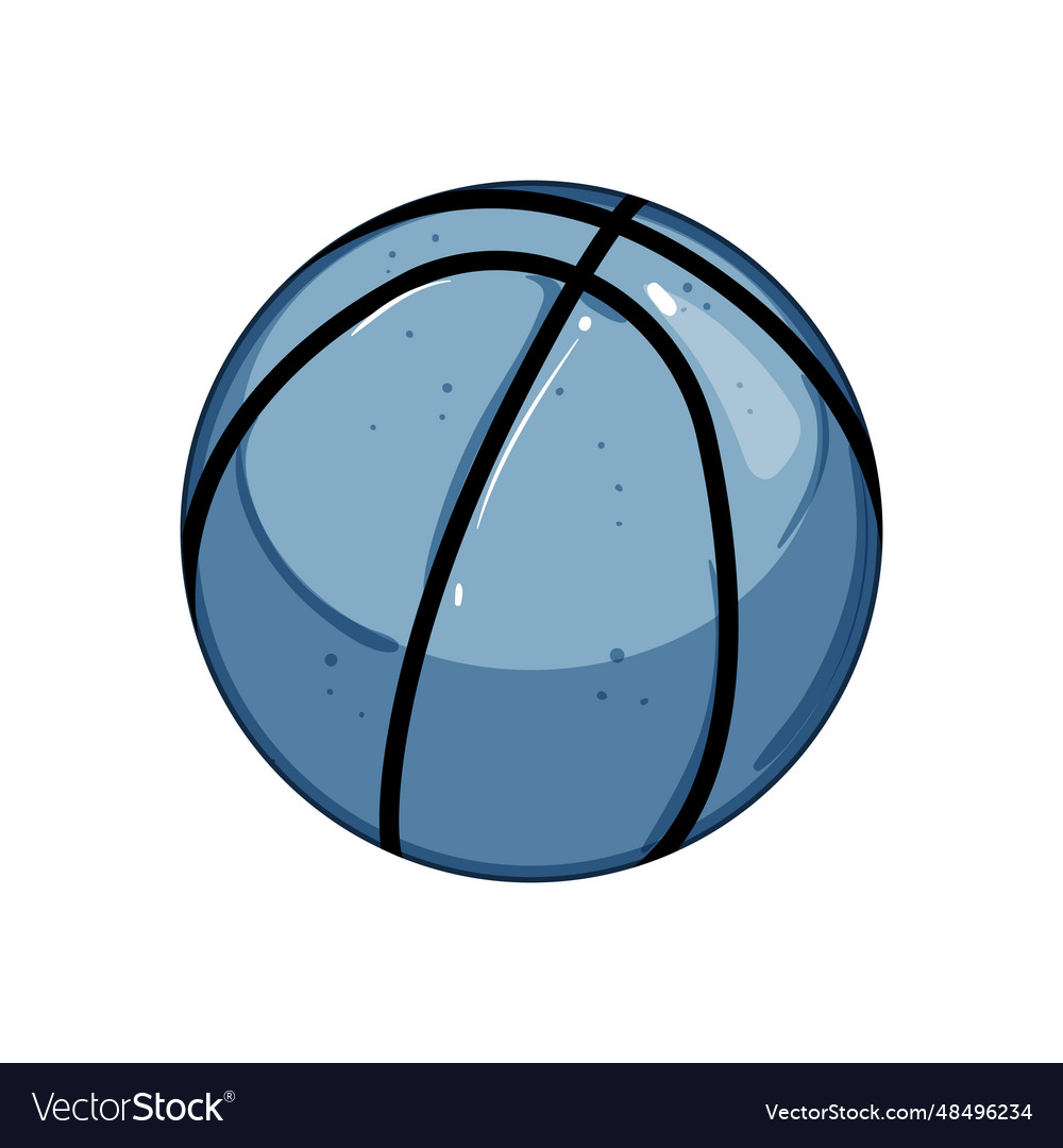 Equipment basketball ball cartoon