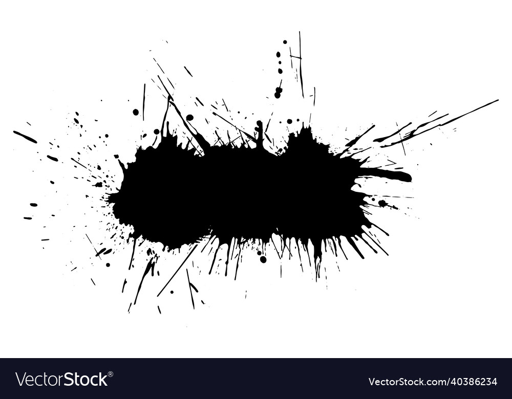 Grunge banner with blobs paint copy space vector image Grunge banner with blobs paint copy space