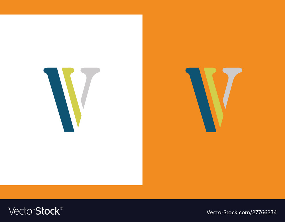 Letter v logo