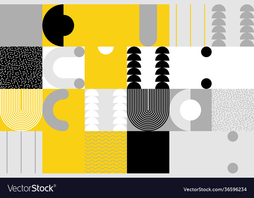 Memphis abstract design pattern vector image Memphis abstract design pattern