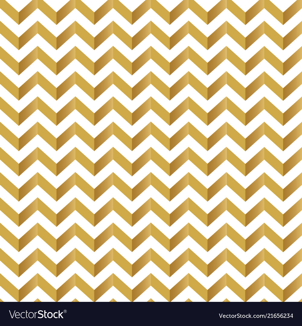 Beliebte abstrakte zick zag gold chevron stapel