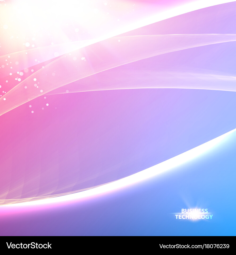 Abstract blue lights background Royalty Free Vector Image
