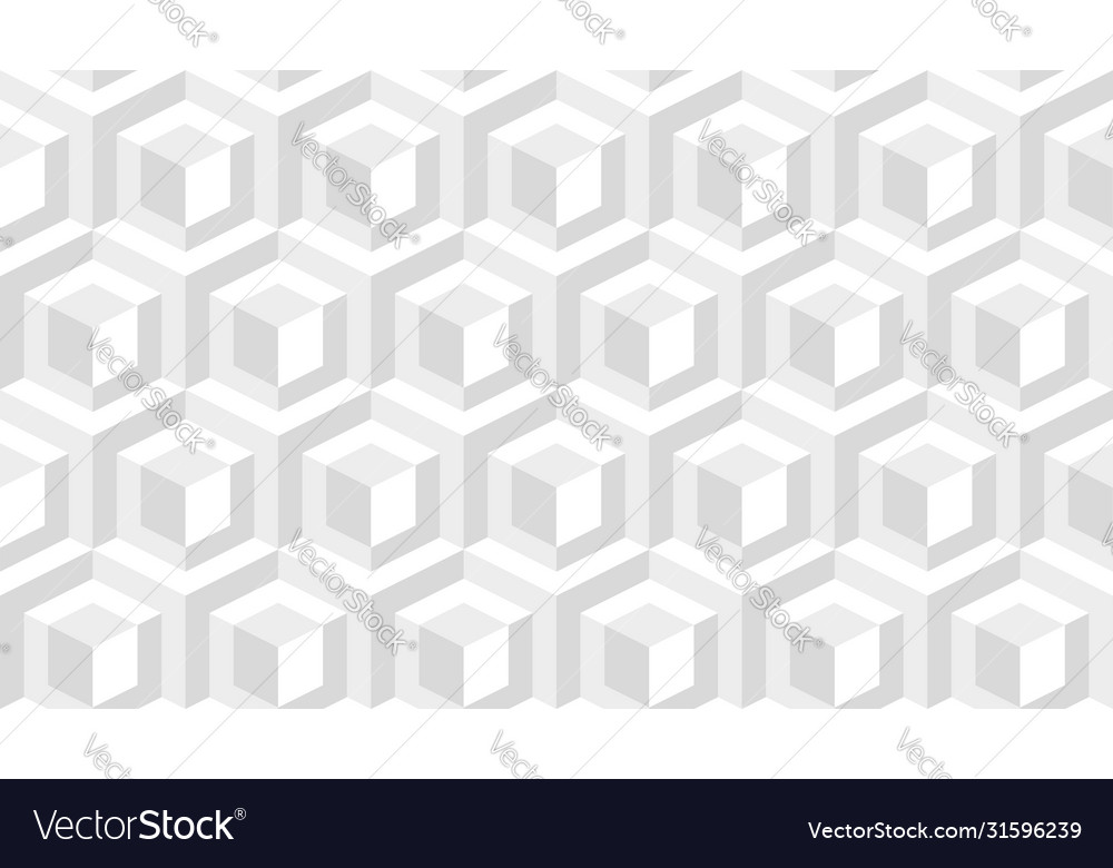 Abstract cube isometric background seamless