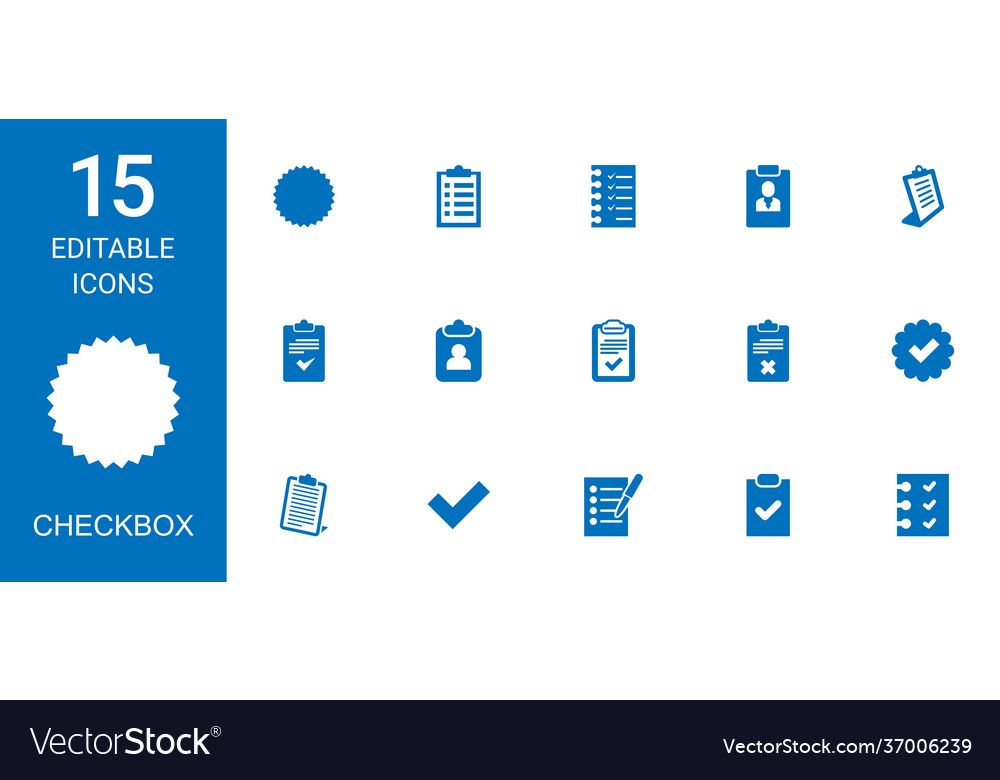 Checkbox icons