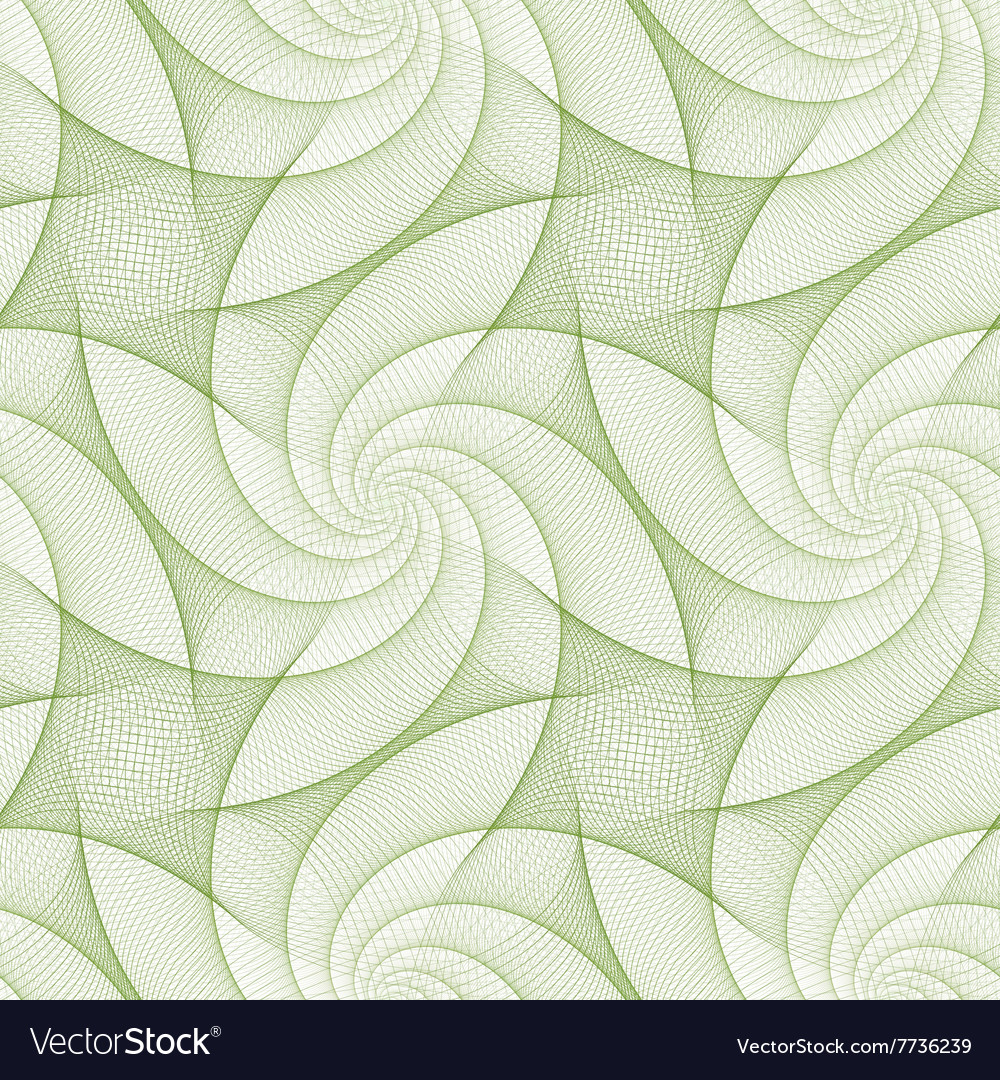 Green repeating fractal line pattern design