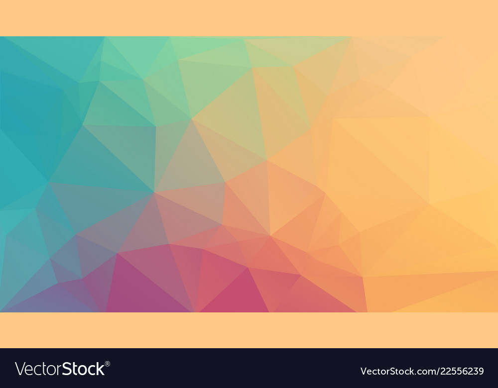 Horizontal color triangle background