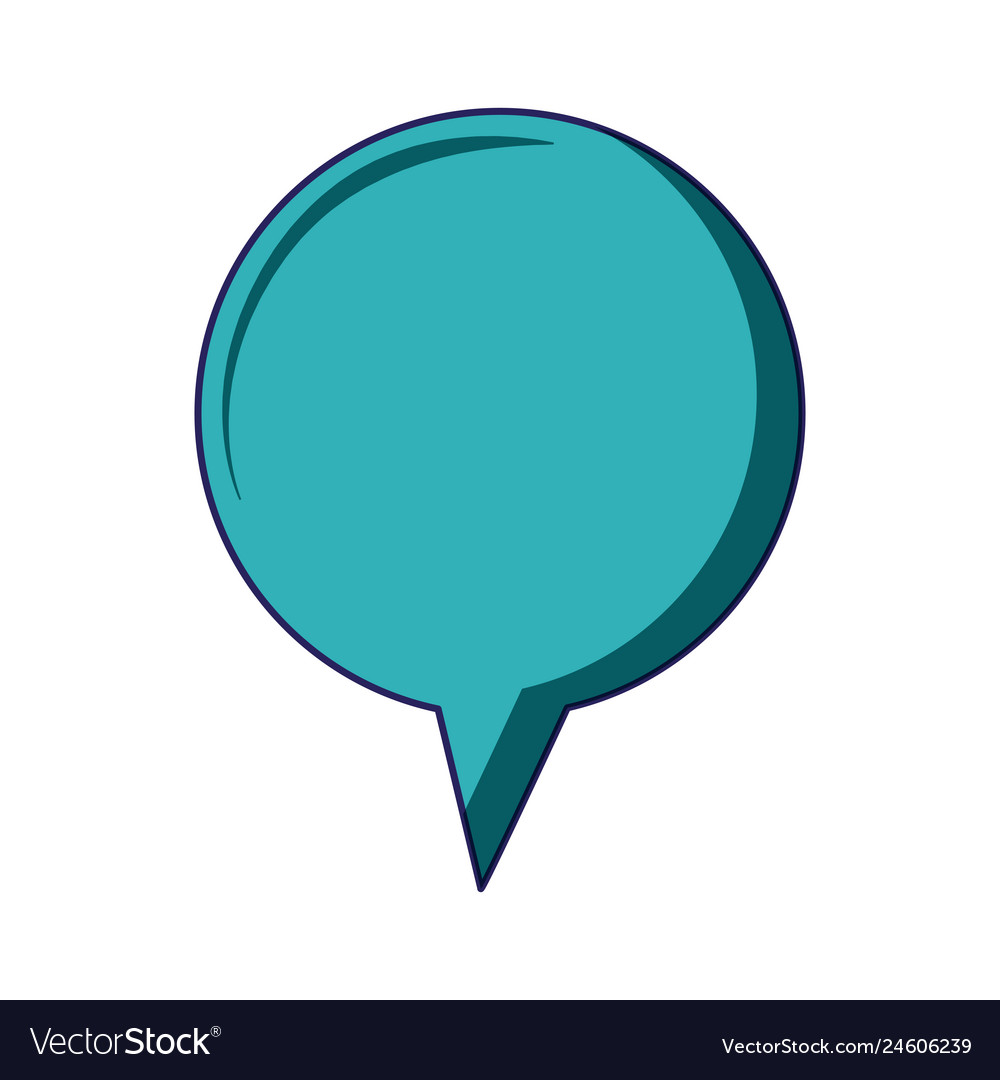 Speech bubble isolated
