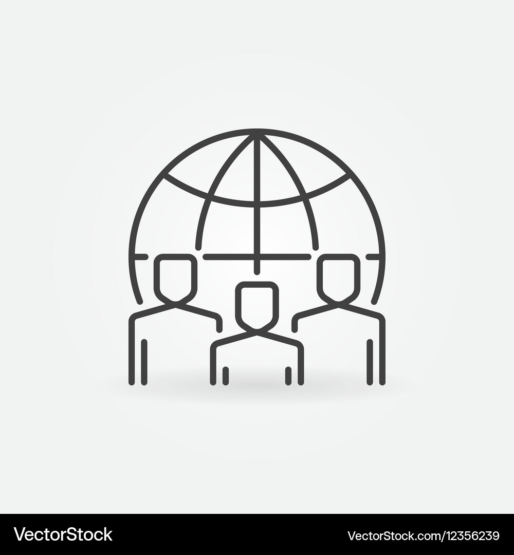Team Collaboration Icon Royalty Free Vector Image