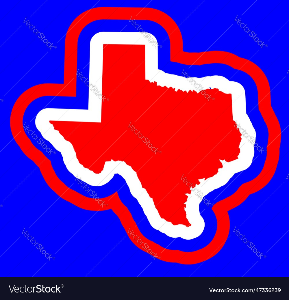 Texan abdtract 3 color map
