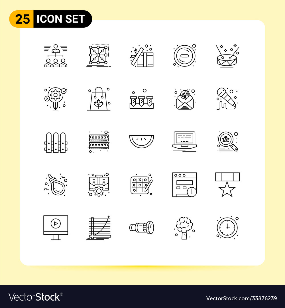 User interface pack 25 basic lines remove
