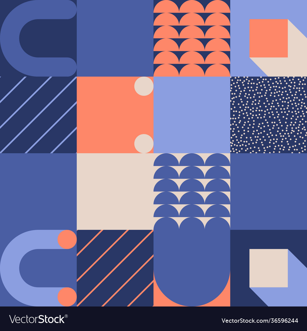 Abstract pattern design elements vector image Abstract pattern design elements
