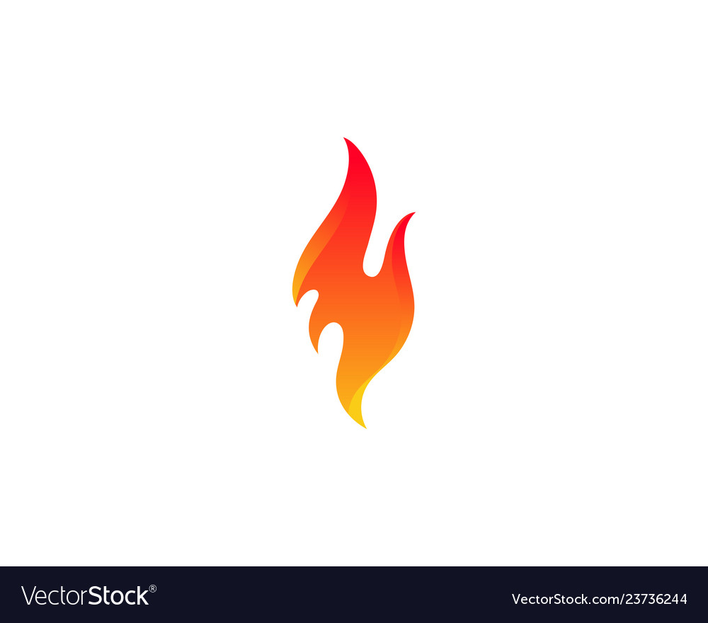 Fire flame Royalty Free Vector Image - VectorStock