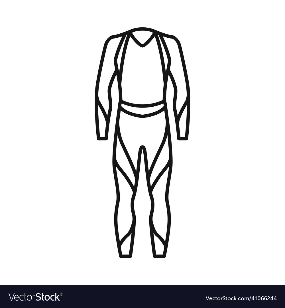 Isolated object of wetsuit and diver icon web