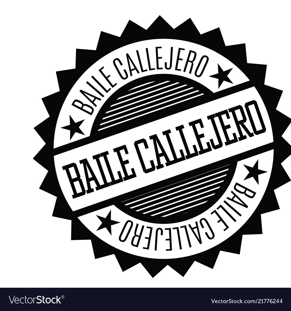 Street dance stamp in spanish