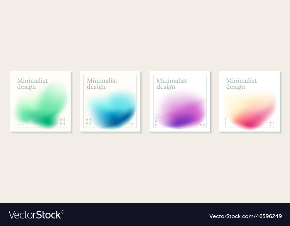 Abstract color fluid gradient backgrounds vector image Abstract color fluid gradient backgrounds