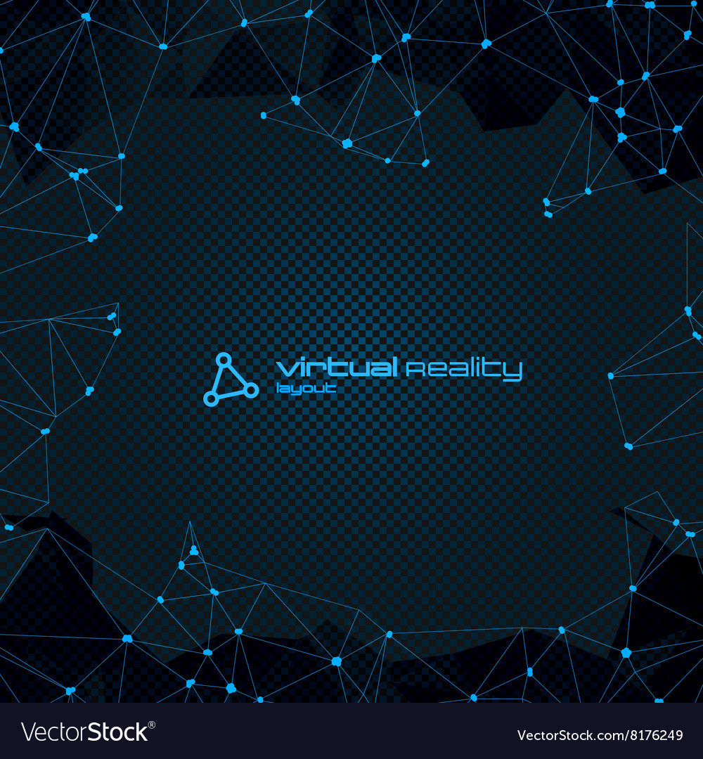 Abstract triangular background