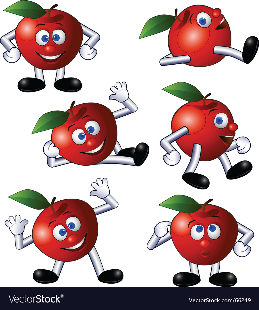 Animated Apple Characters