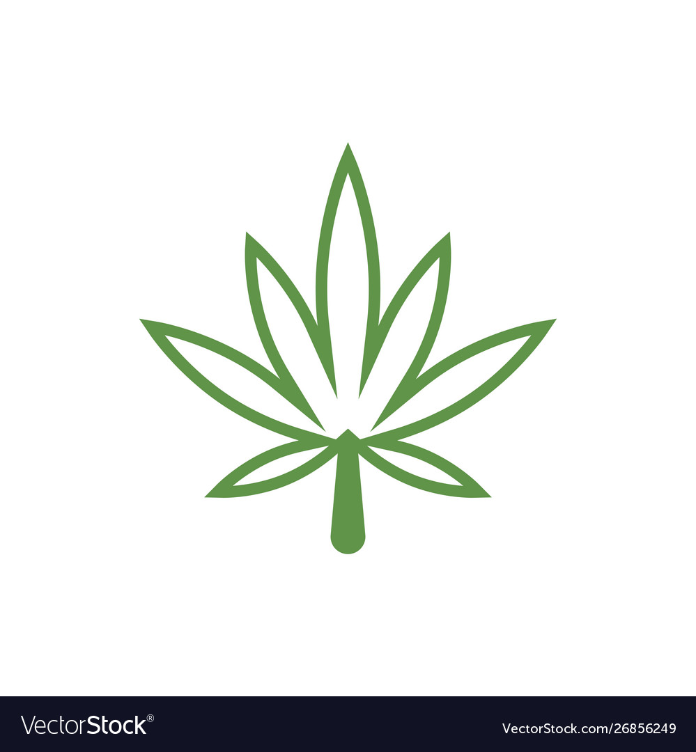 Cannabis graphic design template isolated