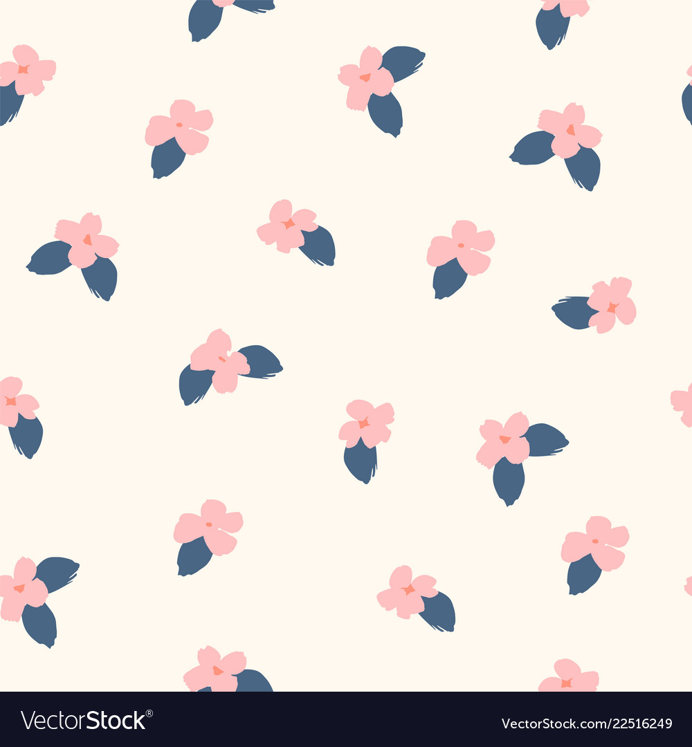 Floral abstract seamless pattern design