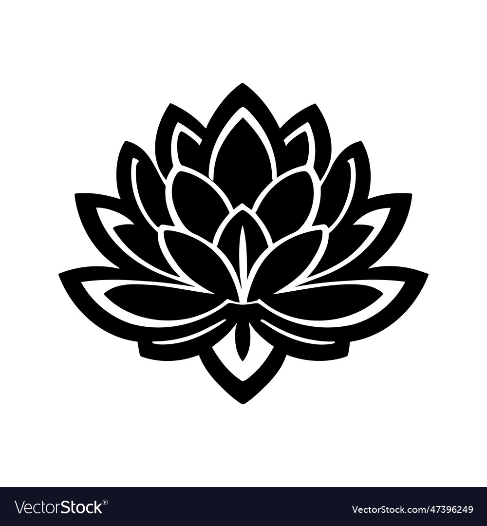 Rose silhouette Logo isoliert auf weißem Hintergrund vector image Rose silhouette Logo isoliert auf weißem Hintergrund