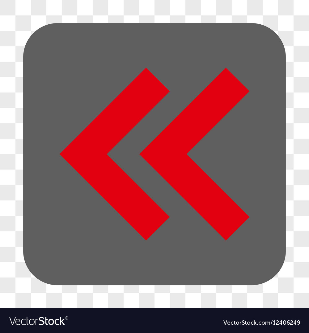 Shift left rounded square button