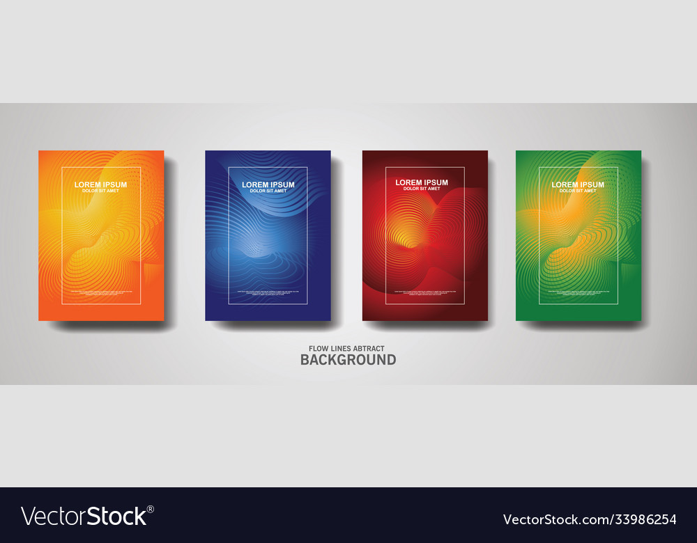 Abstract flow lines pattern background vector image Abstract flow lines pattern background