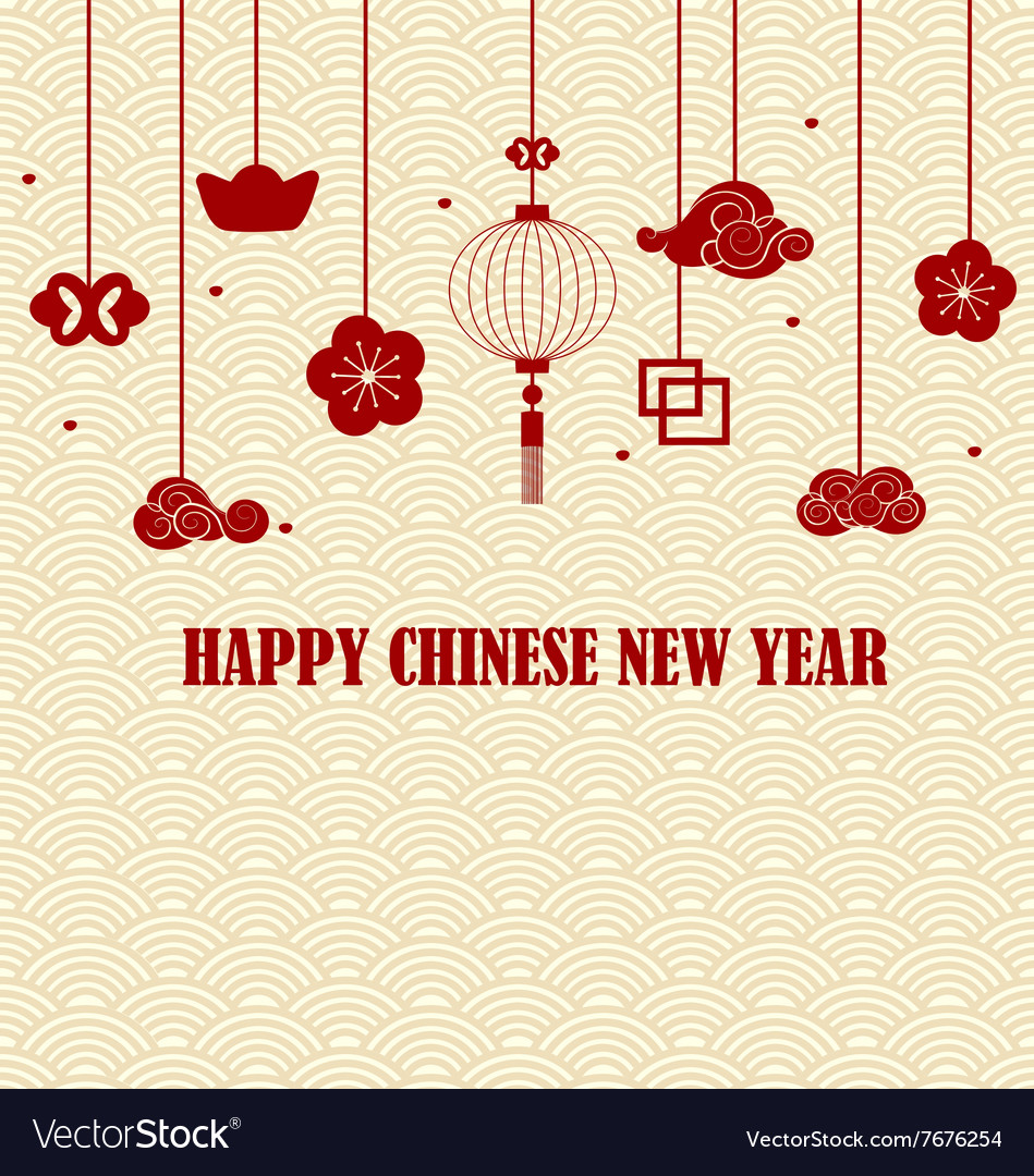 Chinese new year greeting card