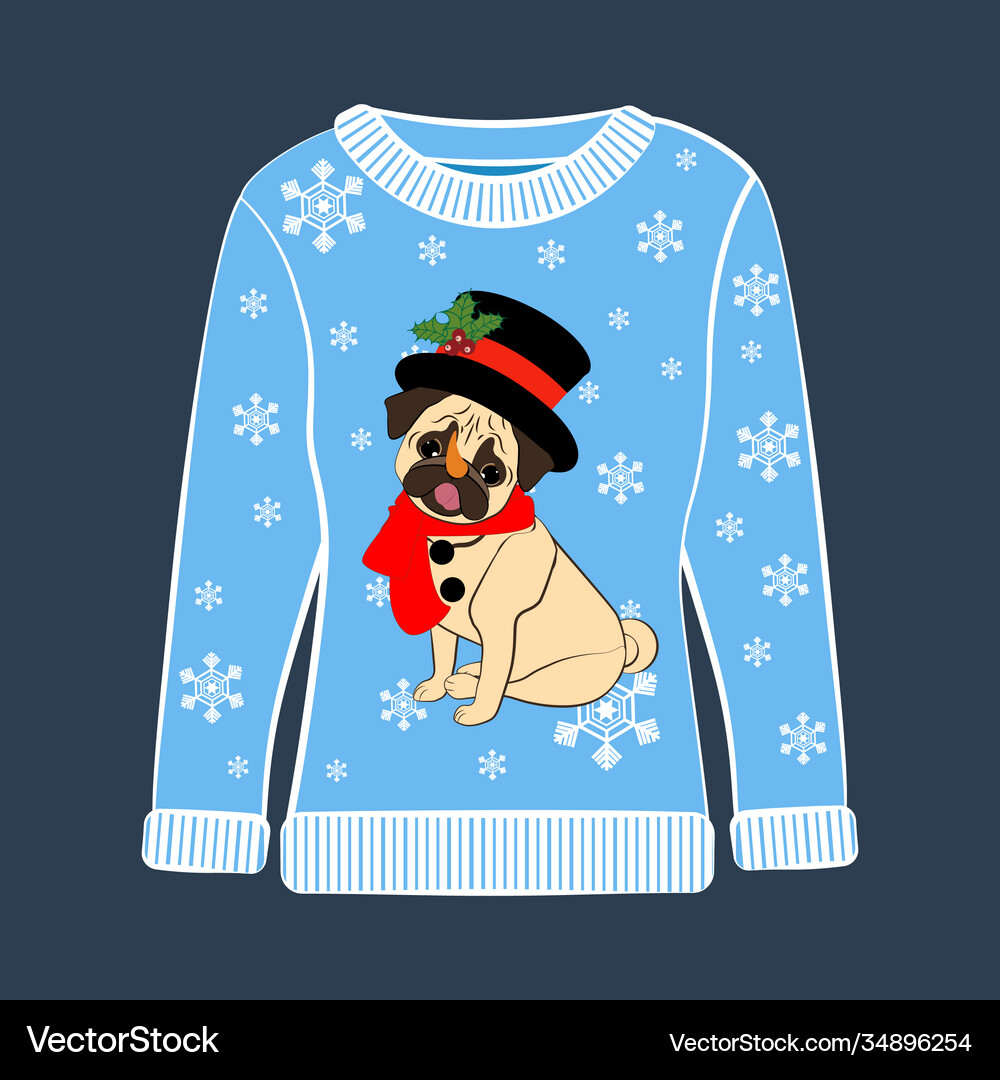 pug ugly sweater