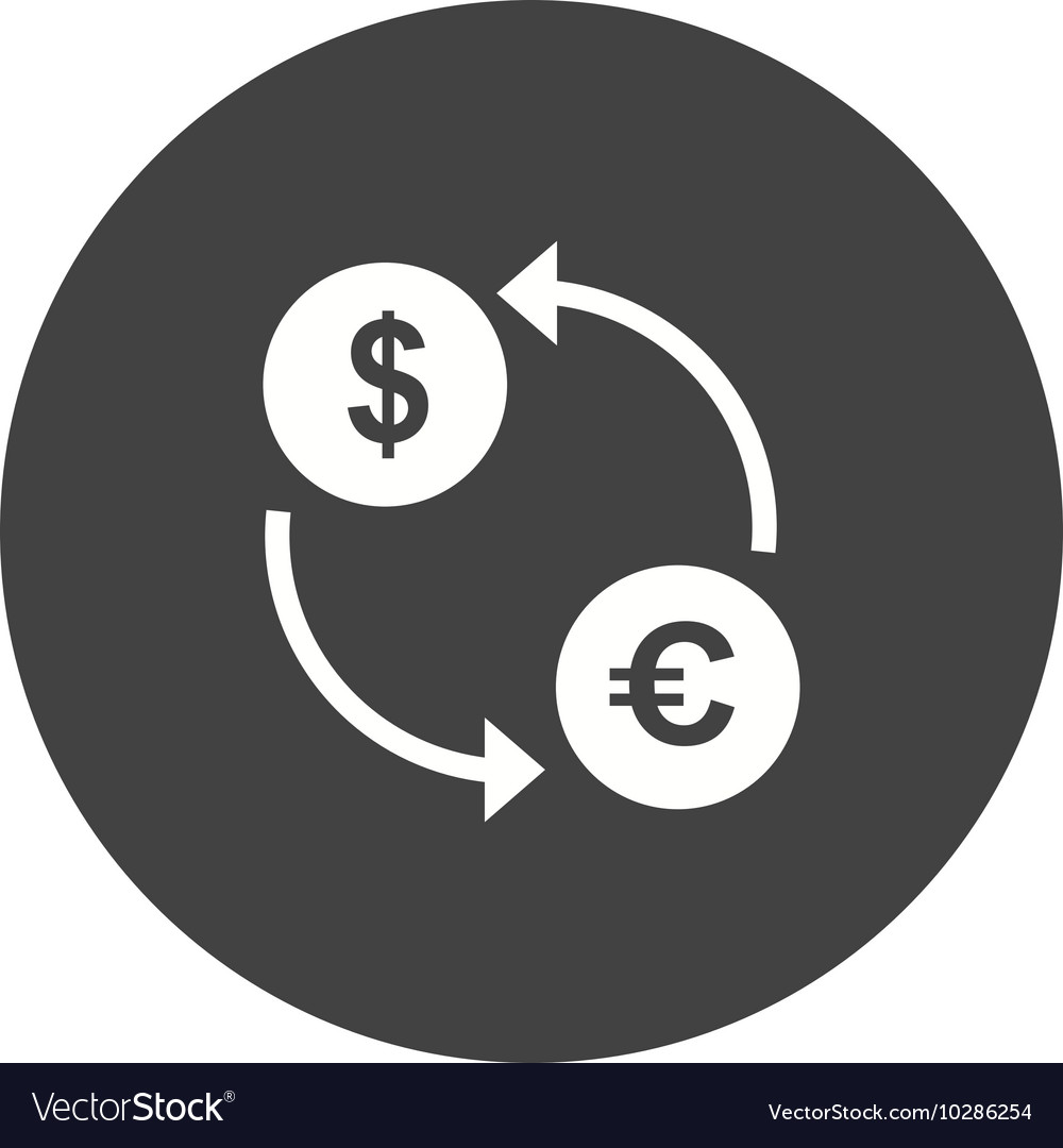 Dollar To Euro Convert Royalty Free Vector Image Dollar To Euro Convert Vector Image