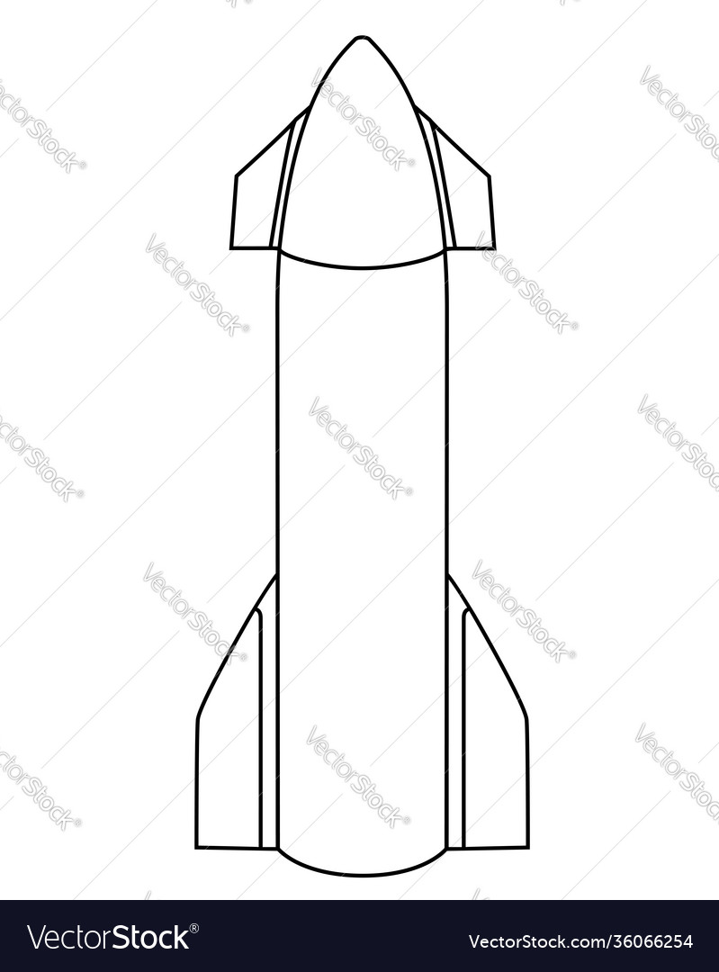 Large rocket spaceship - linear