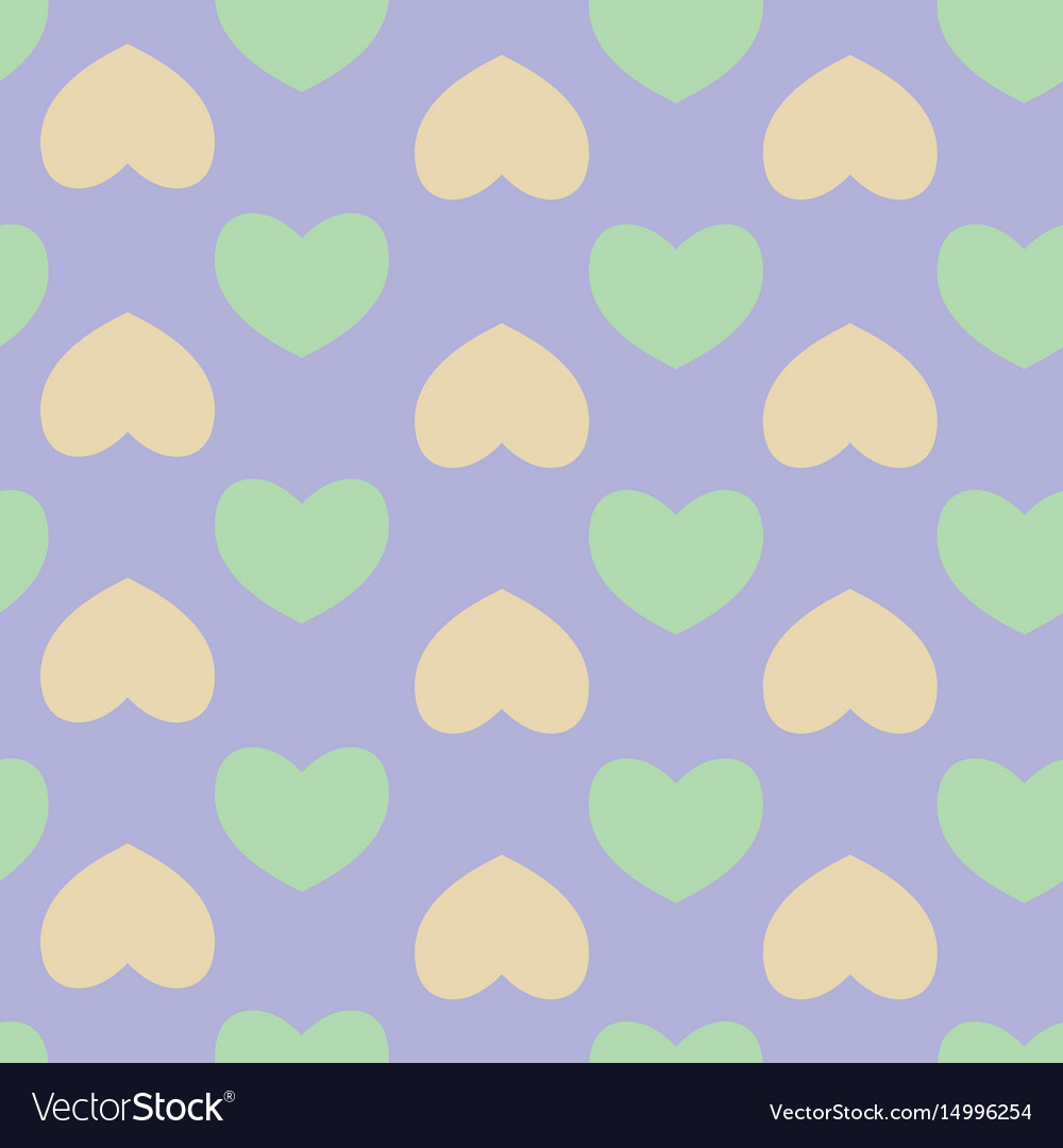 Seamless pattern with hearts background