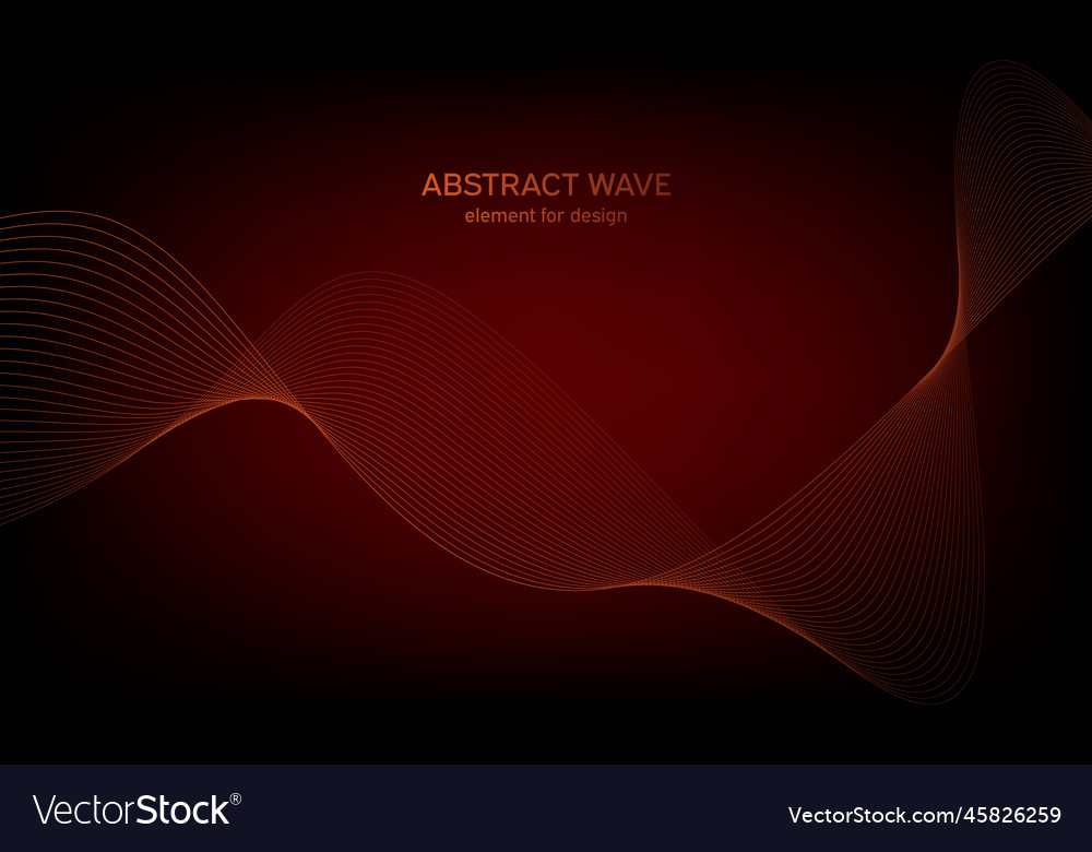 Abstract wave element for design digital vector image Abstract wave element for design digital