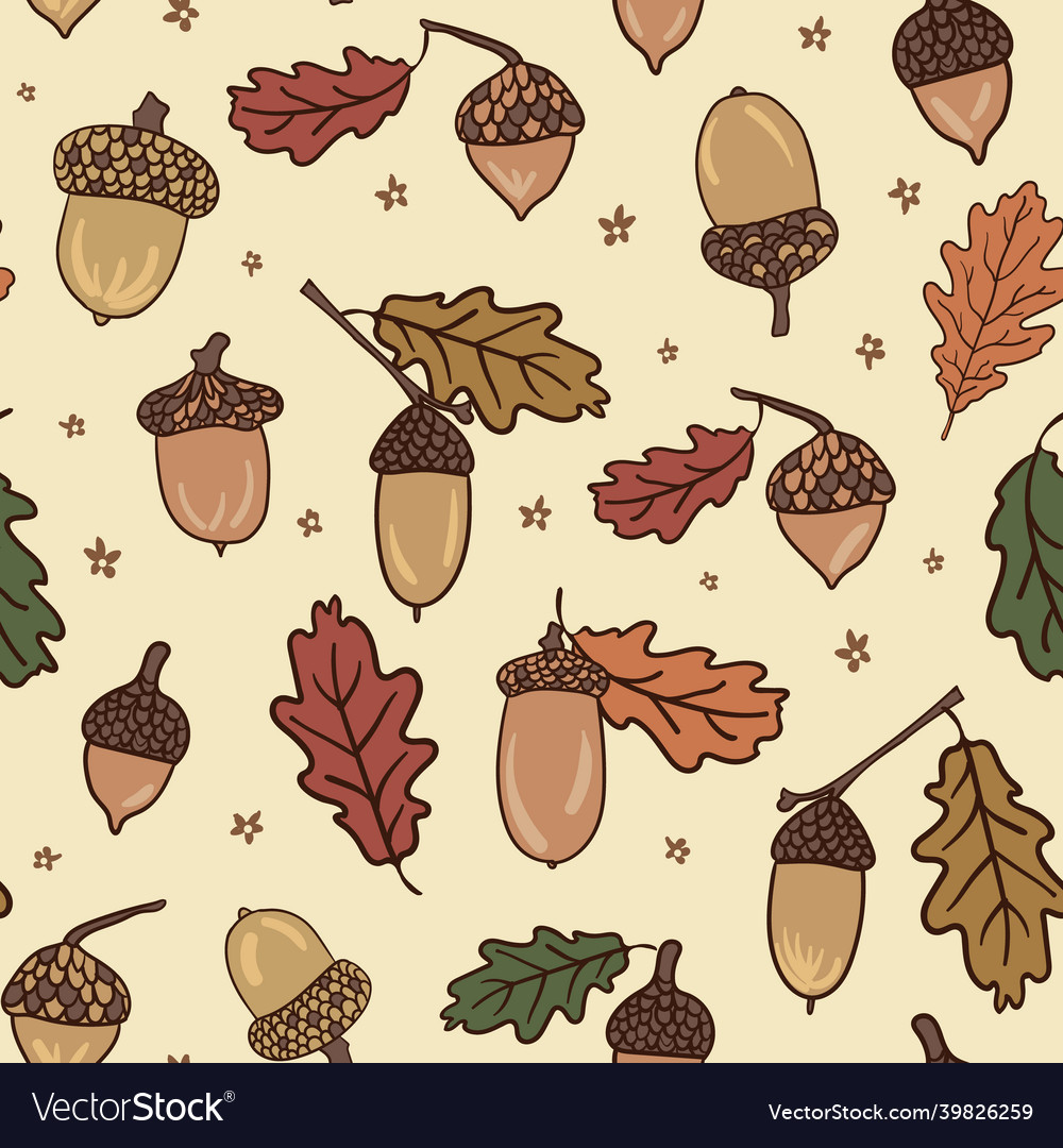 Autumnal thanksgiving fall harvest seamless repeat