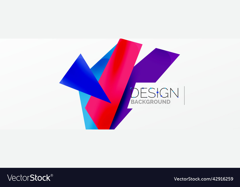 Background abstract overlapping shapes minimal vector image Background abstract overlapping shapes minimal