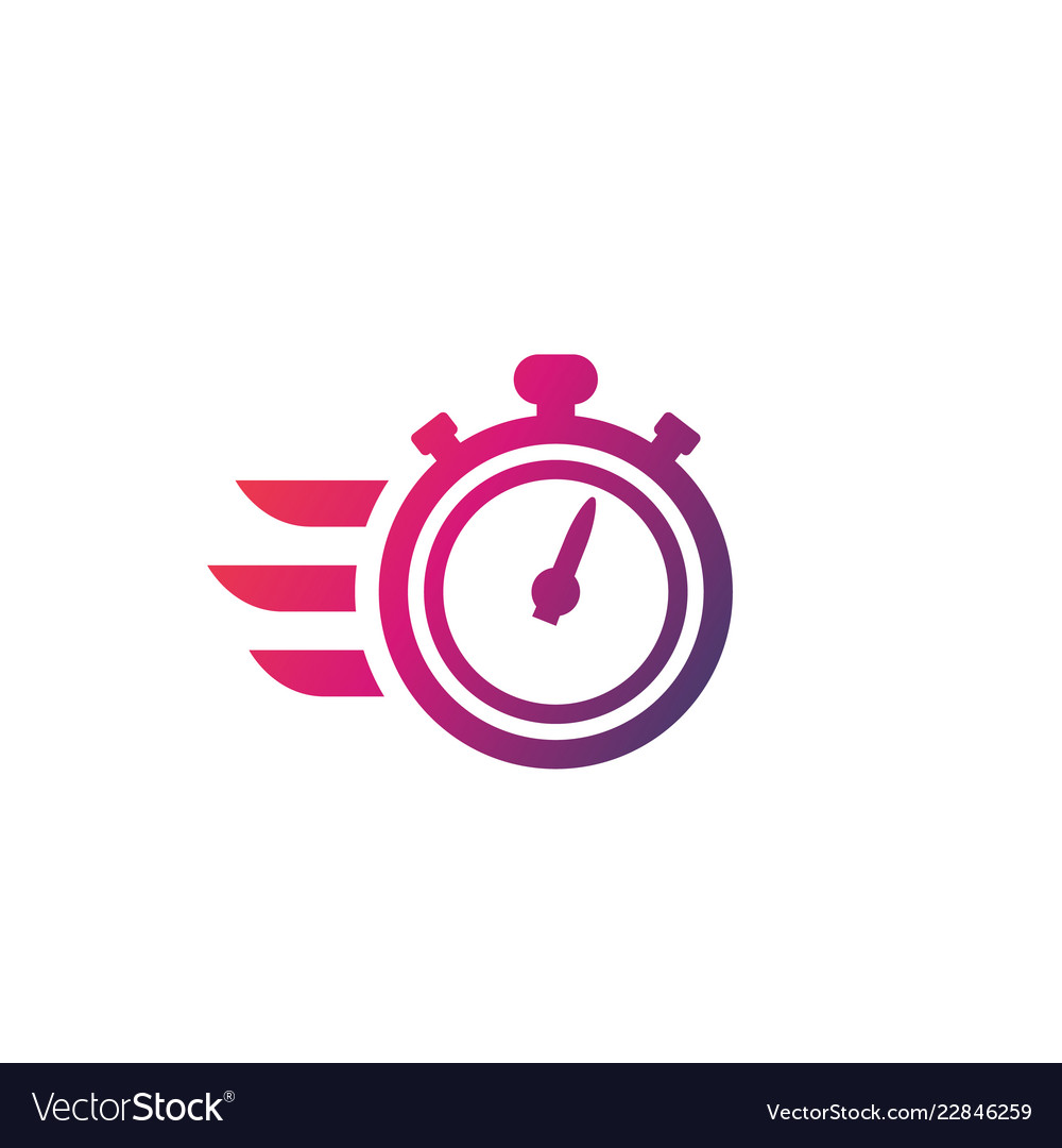 Chronometer timer icon vector image Chronometer timer icon