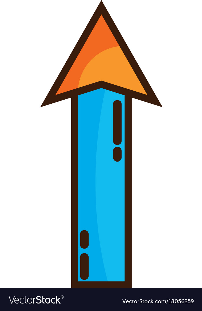 Color web arrow up load icon
