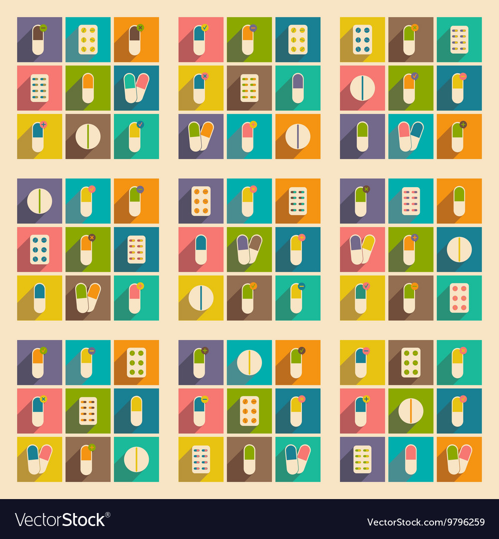Flat with shadow concept and mobile application