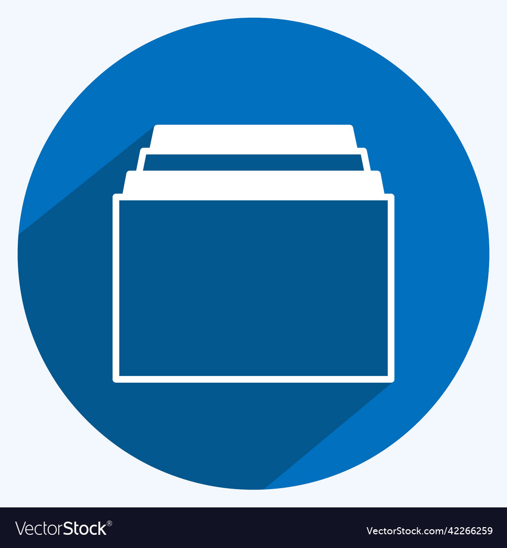 Icon tabs suitable for web interface symbol long