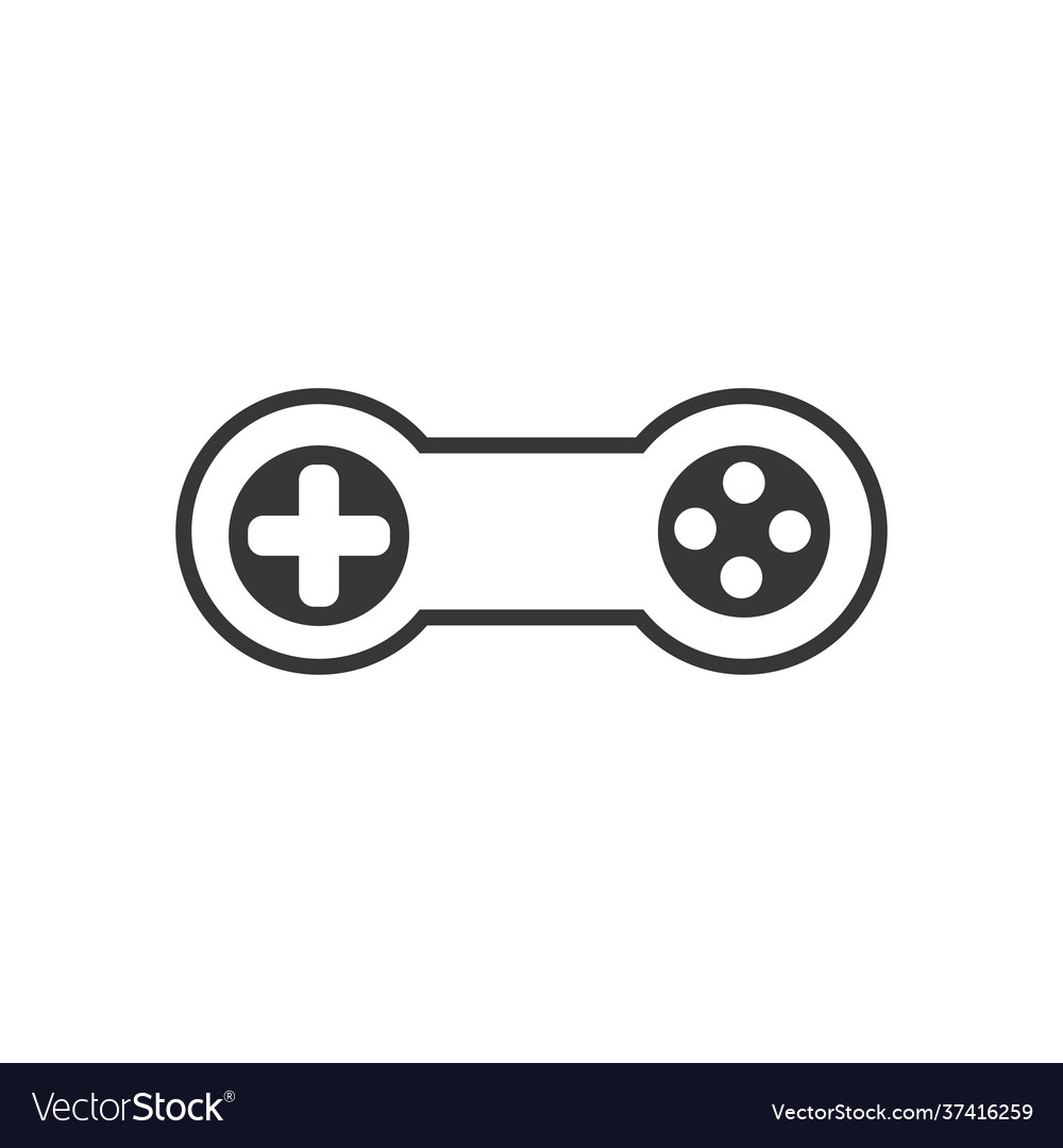 Joystick Spiel Controller Symbol Design Vorlage