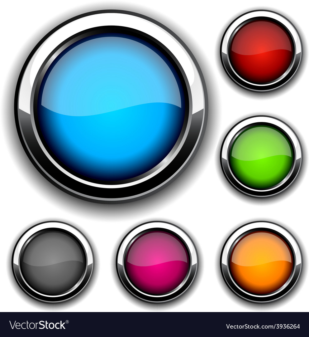 Glossy buttons