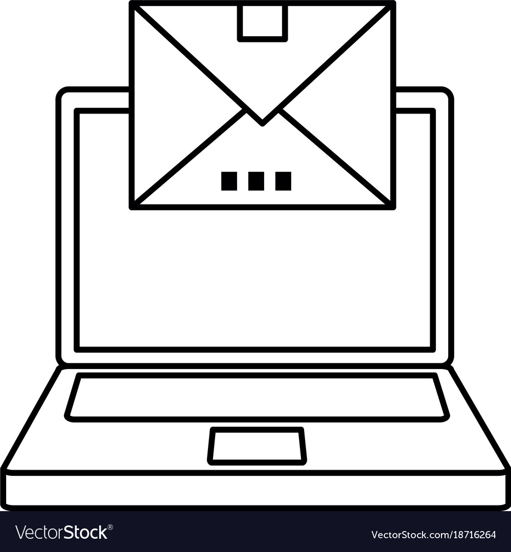 Laptop computer with envelope