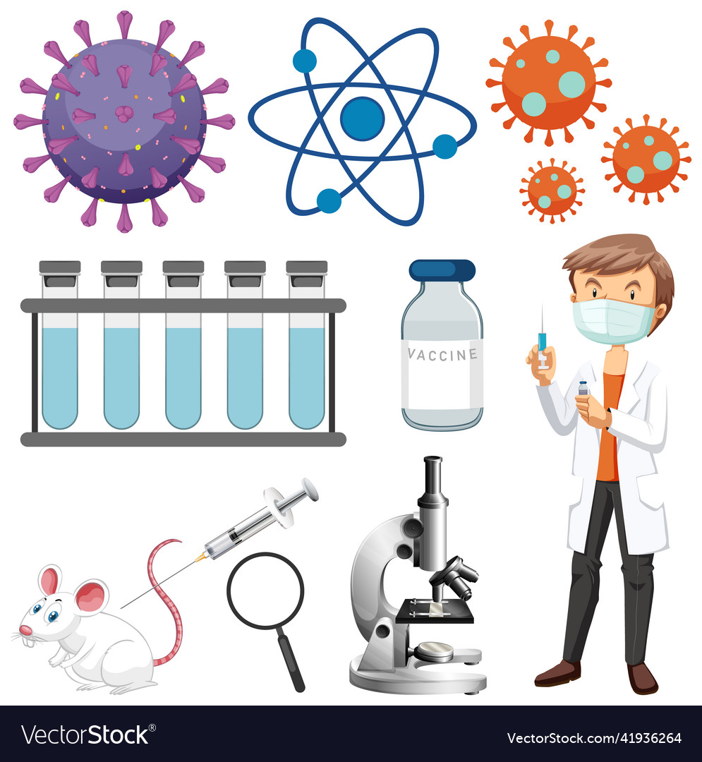 Set of equipment needed for science experiment