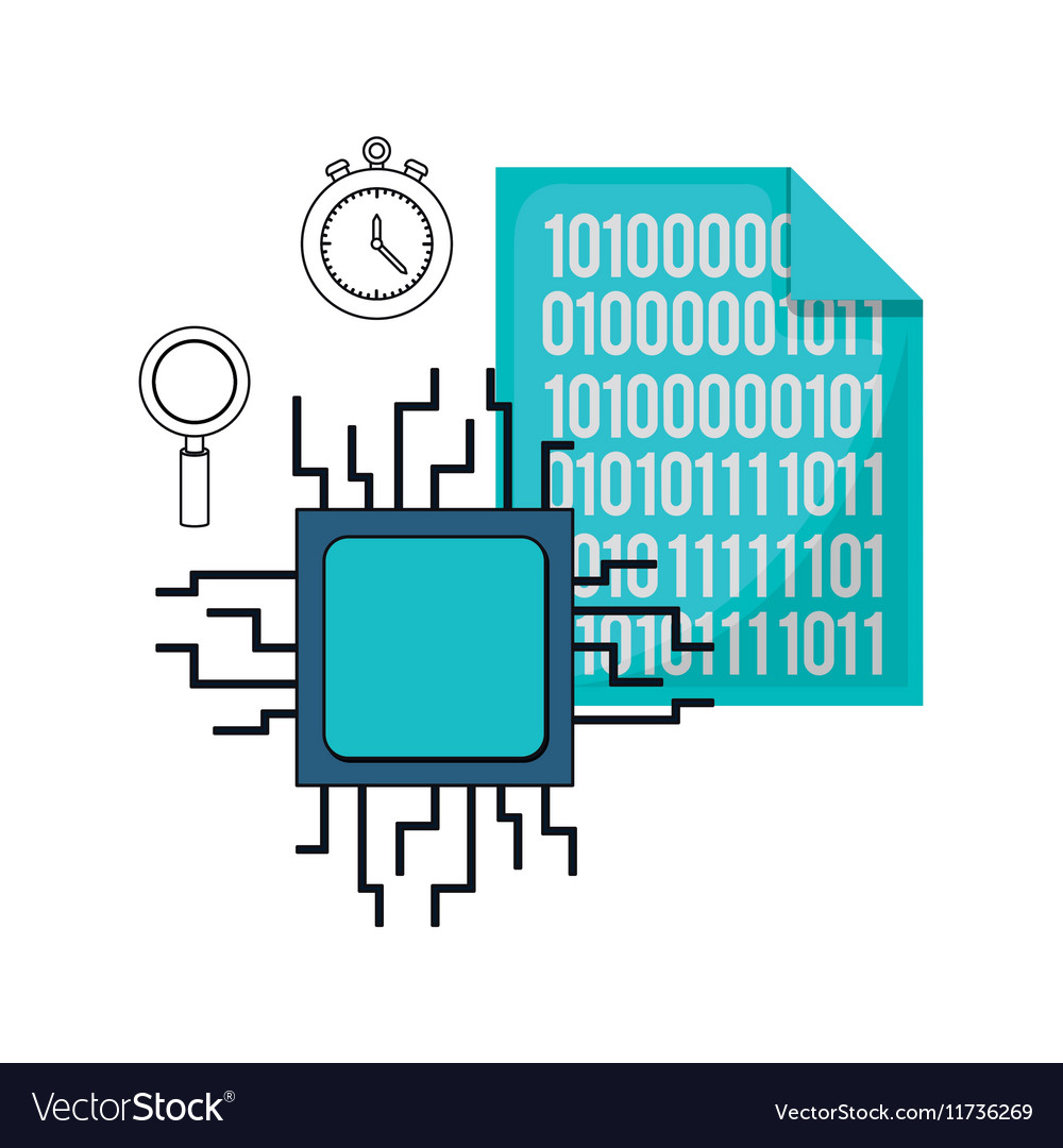 Big data related icons image