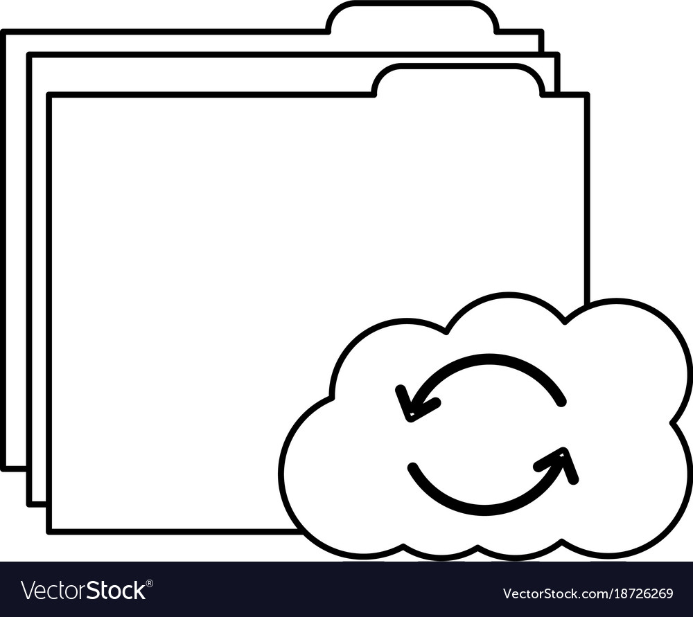 Cloud folder storage sharing system file