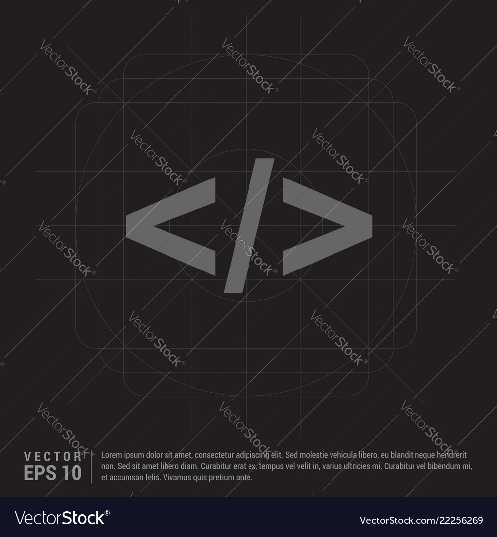 Code icon vector image Code icon