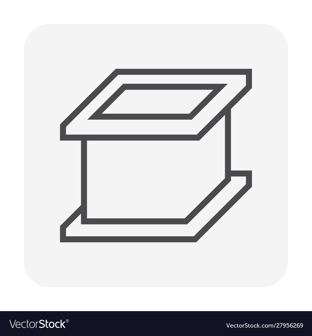 Concrete testing icon Royalty Free Vector Image