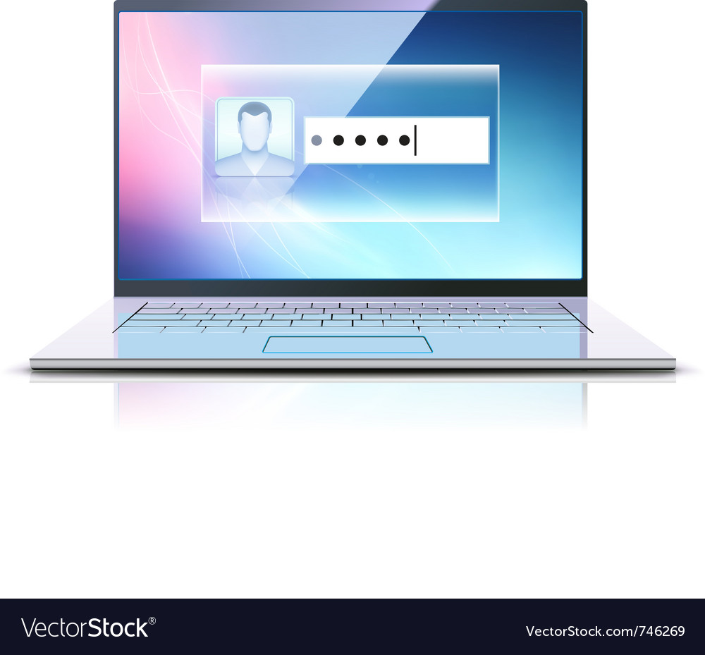 Laptop Security Concept